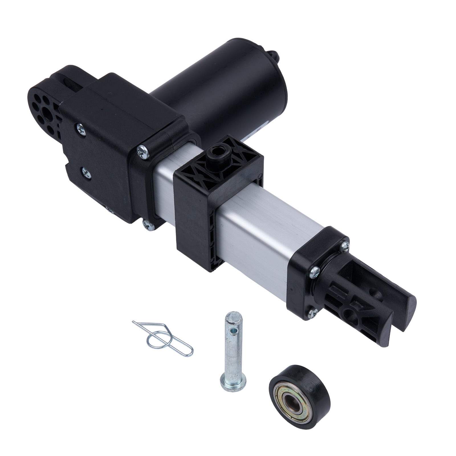 Mechanical component with small parts on a white background