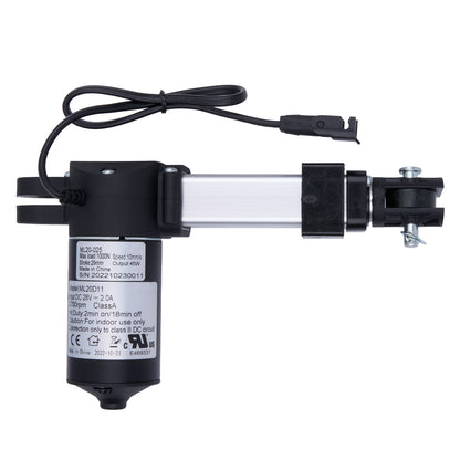 Mechanical component with a cable on a white background