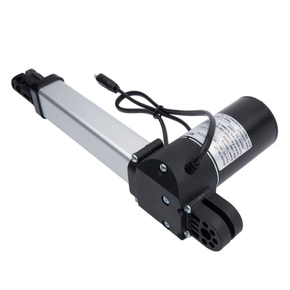 Electric linear actuator with cable on a white background