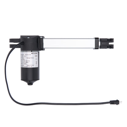 Black electric pump with cables on a white background