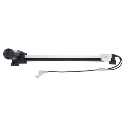 Mechanical arm with a cable on a white background
