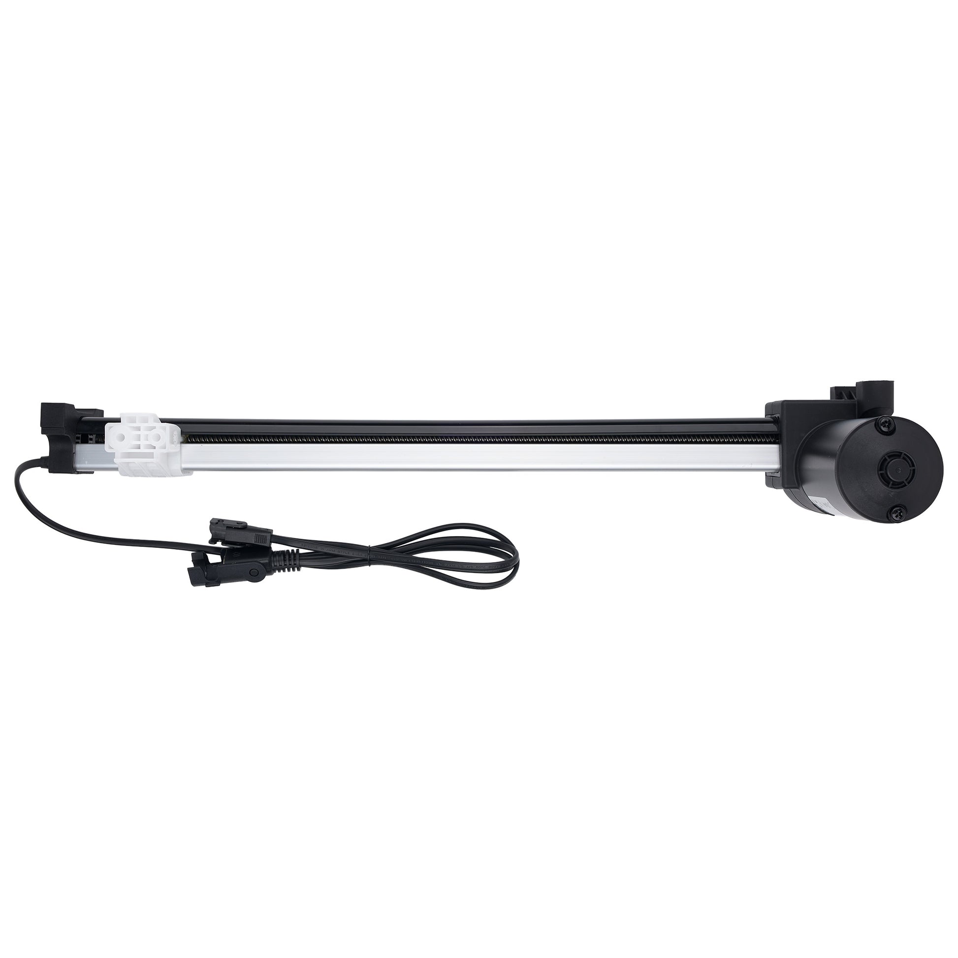 Car window regulator with motor on a white background