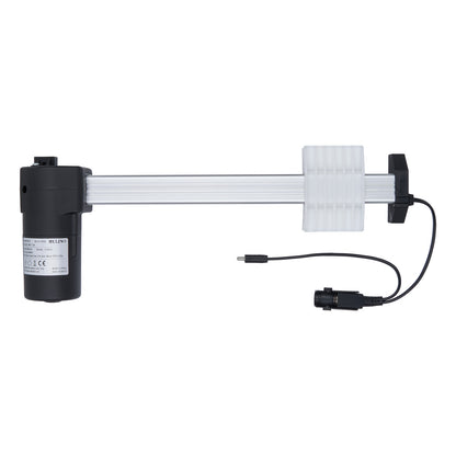 Aquarium light fixture with power cable on a white background