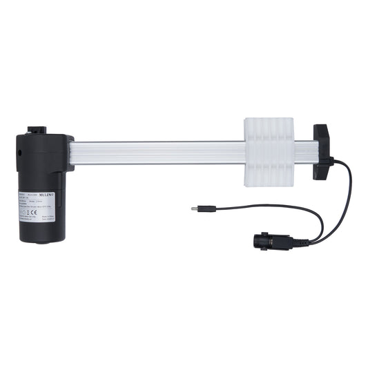 Aquarium light fixture with power cable on a white background
