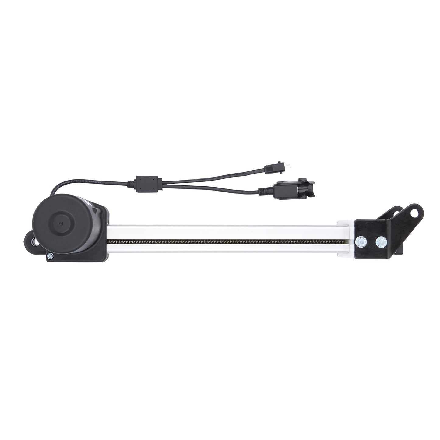 Computer cooling system with fan and liquid cooler on a white background