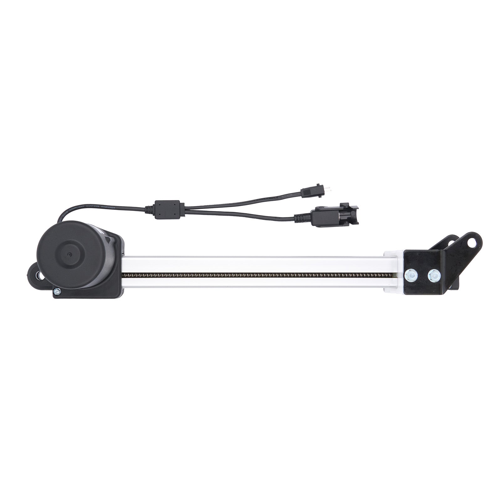 Computer cooling system with fan and liquid cooler on a white background