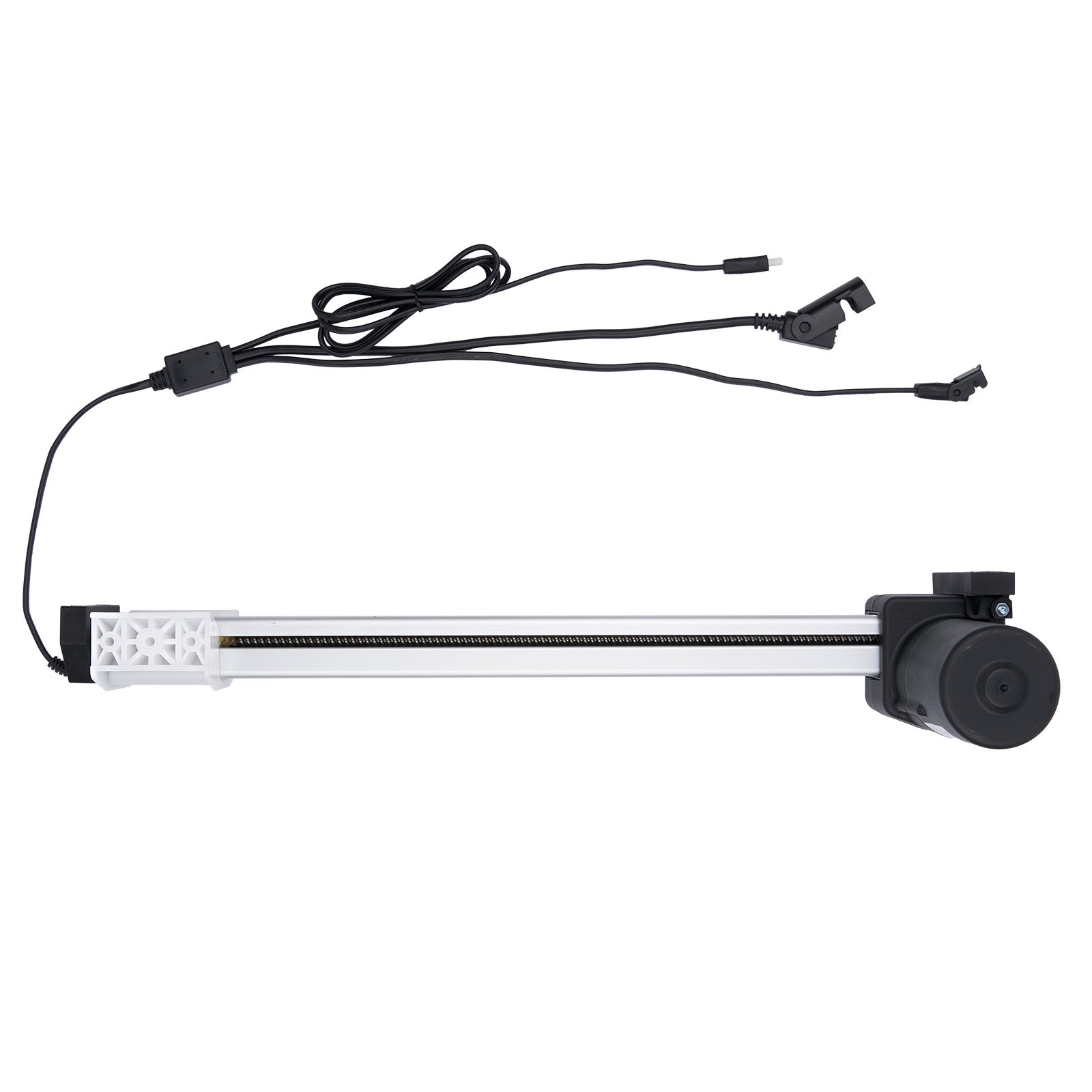 Aquarium light with power cord on a white background