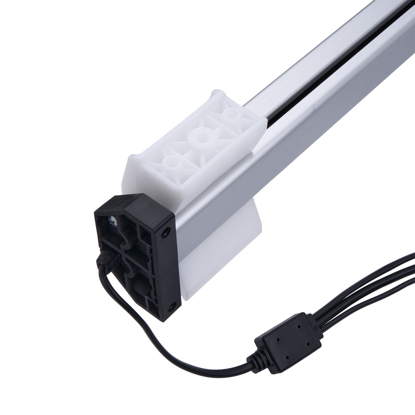 Light fixture with power cord on a white background