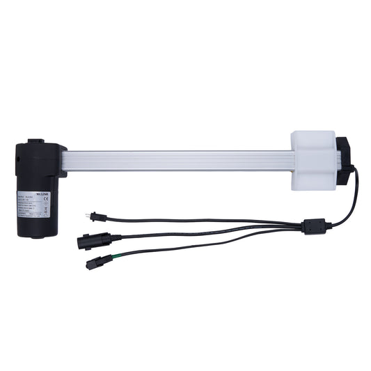 Electrical component with connectors on a white background