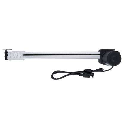 Aquarium light bar with power cord on a white background