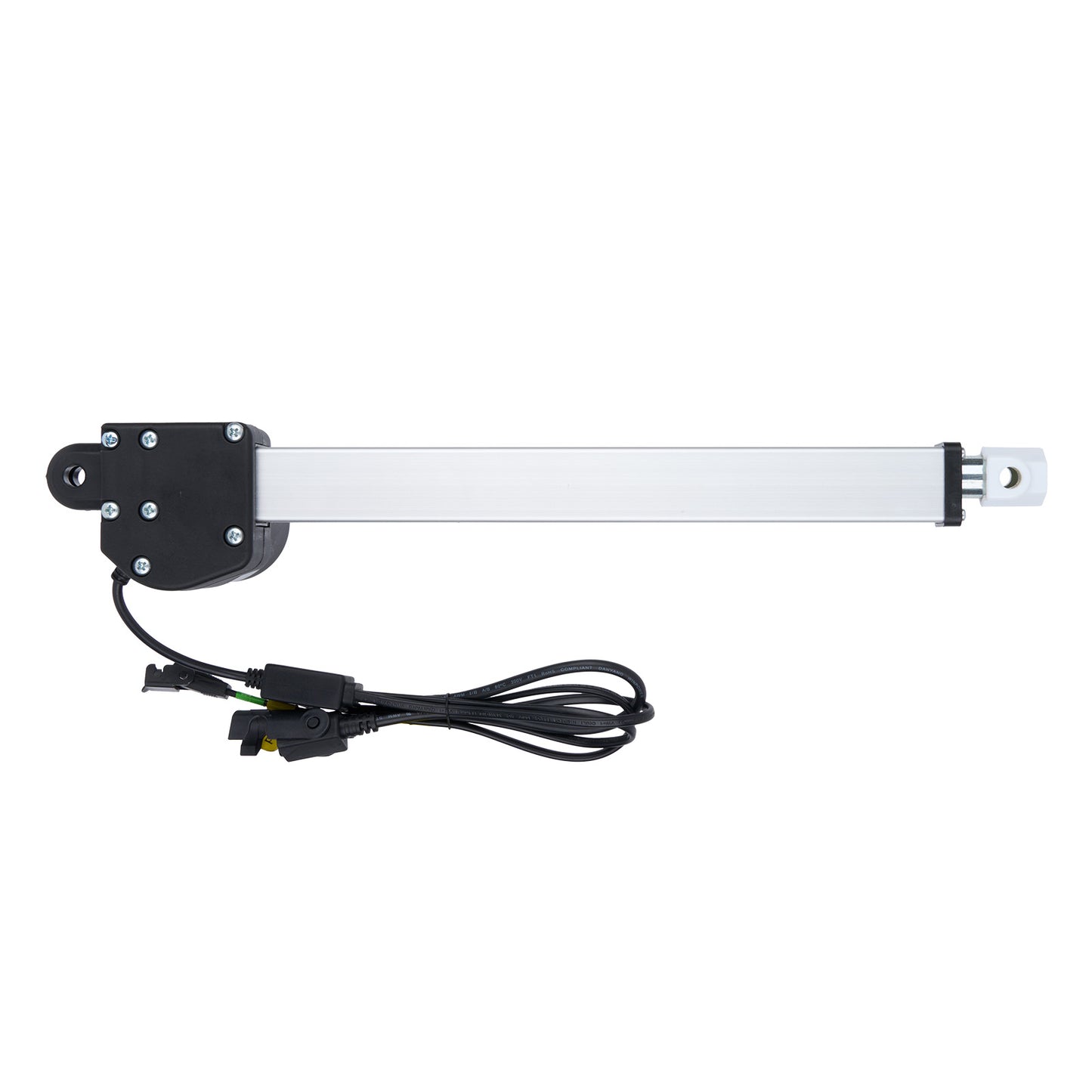 Light bar with a power cord on a white background