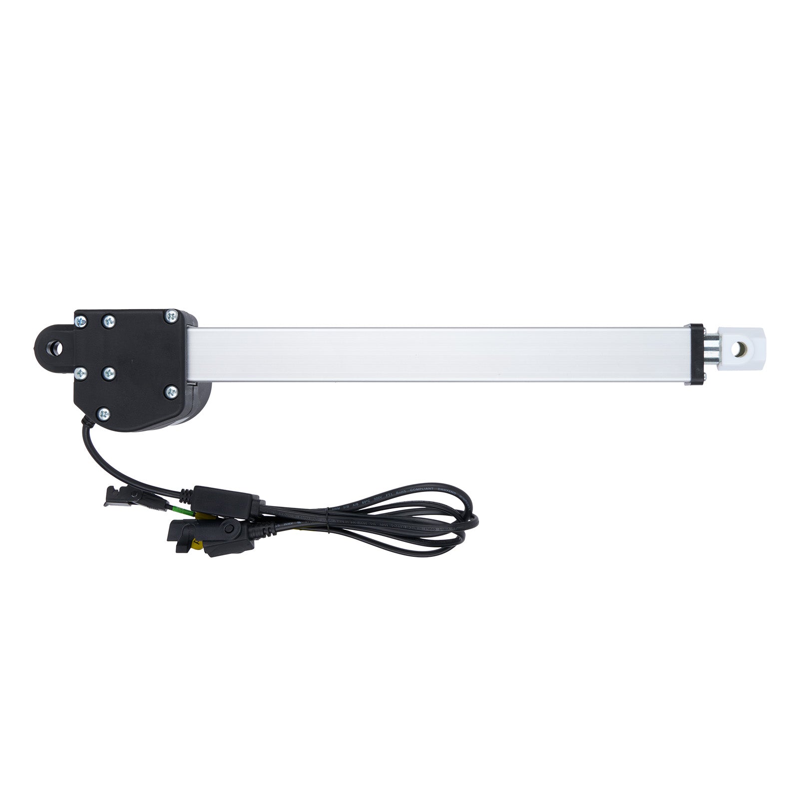 Light bar with a power cord on a white background