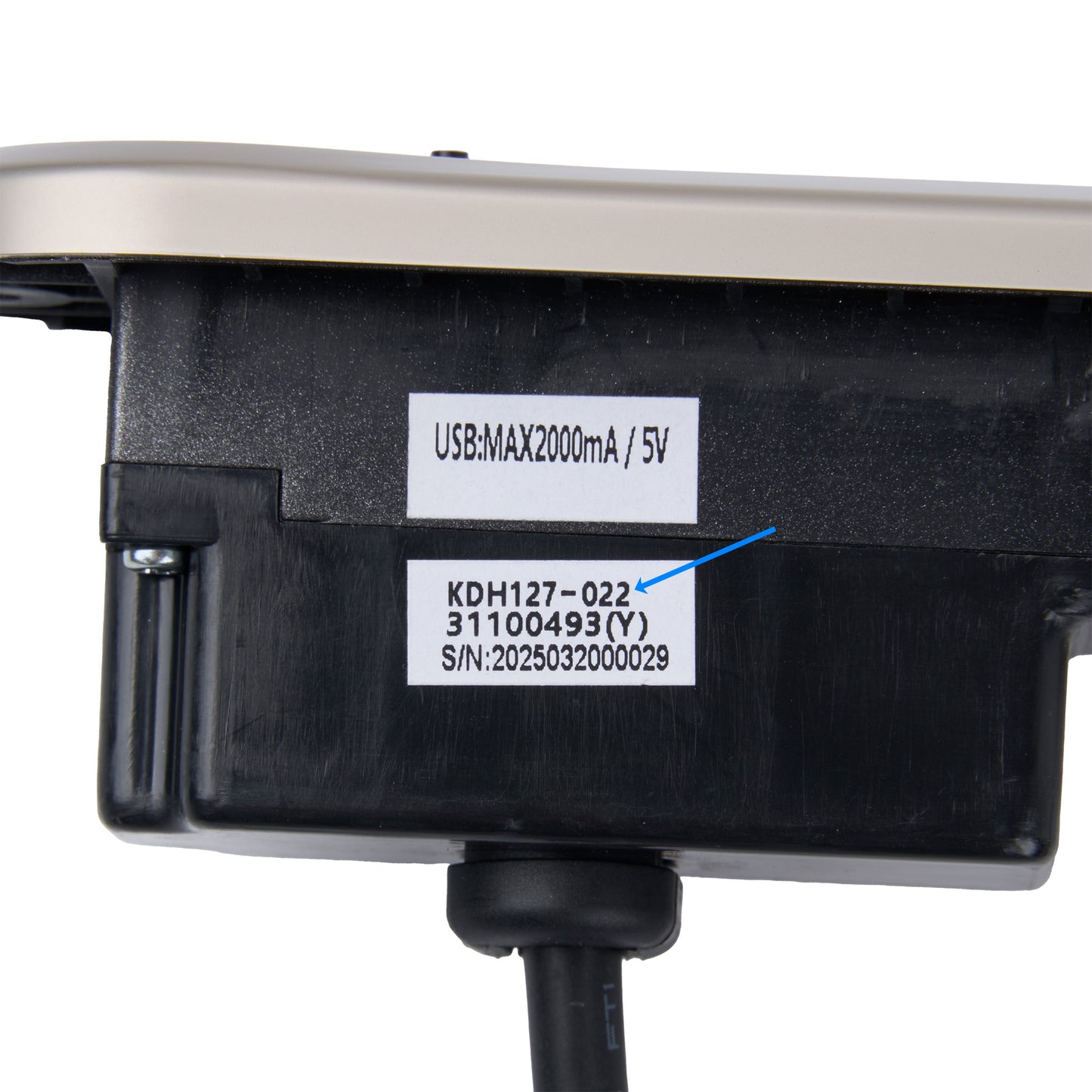 KDH127-022 5 Button 5 Pin Switch for Power Recliner or Lift Chair with USB 31100493(Y)