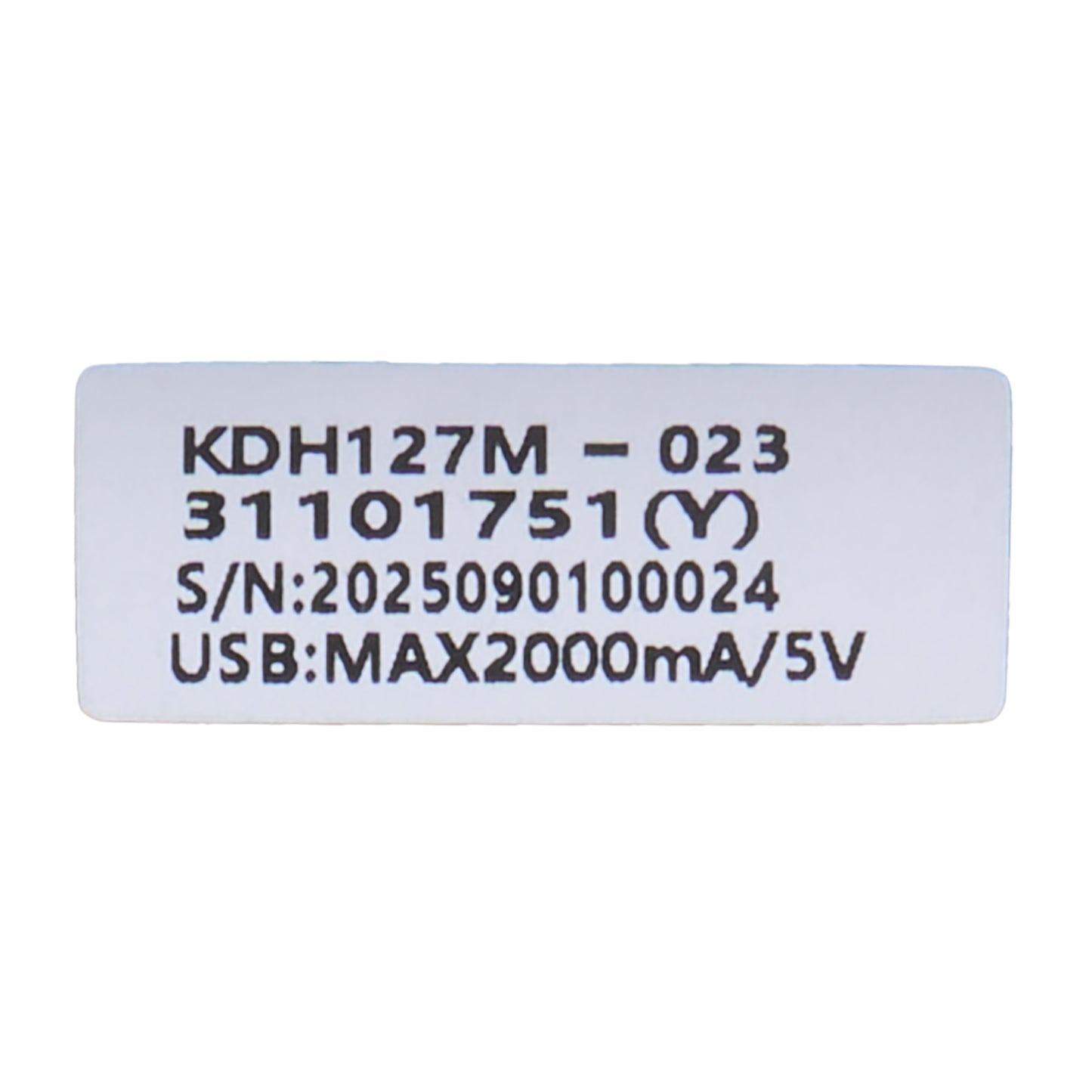 Kaidi KDH127M-023 5-Button Recliner Switch with 2 Connectors and USB Charging Port