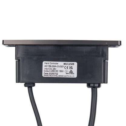 Mulin AC159-2MA-2UQ01 5-Button 5-Pin Switch for Power Recliner with USB & Type-C Ports