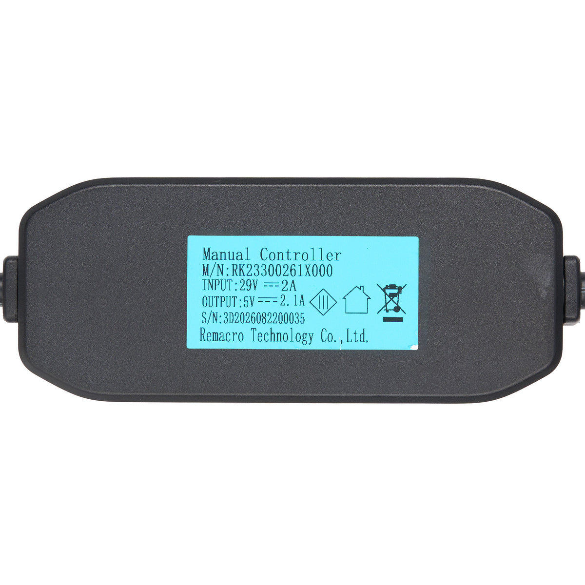 Model number tag of the RK23300261X000 5 Button Recliner Switch 