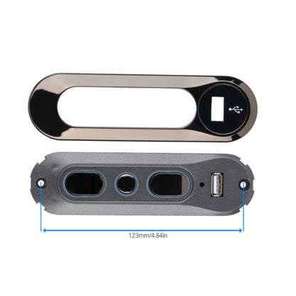 Kaidi KDH127M-023 5-Button Recliner Switch with 2 Connectors and USB Charging Port