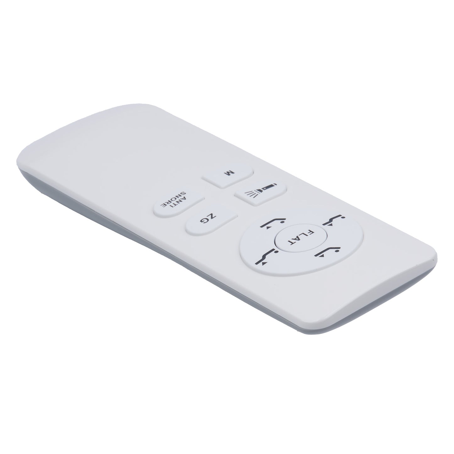 White remote control on a white background