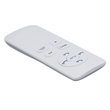 White remote control on a white background