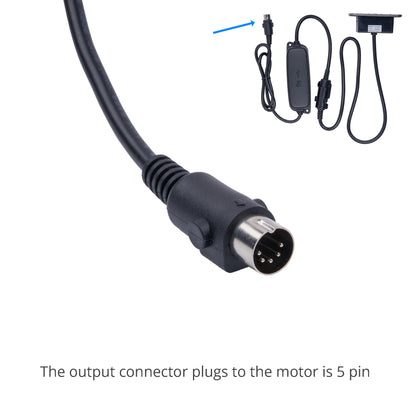 OKIN JLDK.15.08.26A 5-Button 5-Pin Switch with USB Charging Ports