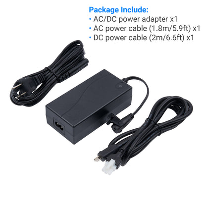3-Pin Power Adapter for Standing Desk, 29V 2A, Compatible with Ikea Bekant and Knoll