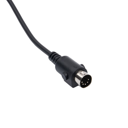 Black cable with a 5-pin connector on a white background