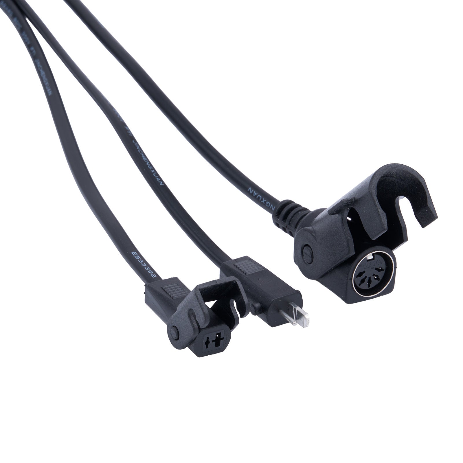 2-Pin Female to 2-Pin Male & 5-Pin Female Y-Cable for Single-Lead