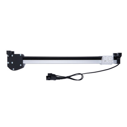 Aquarium light bar with power cord on a white background