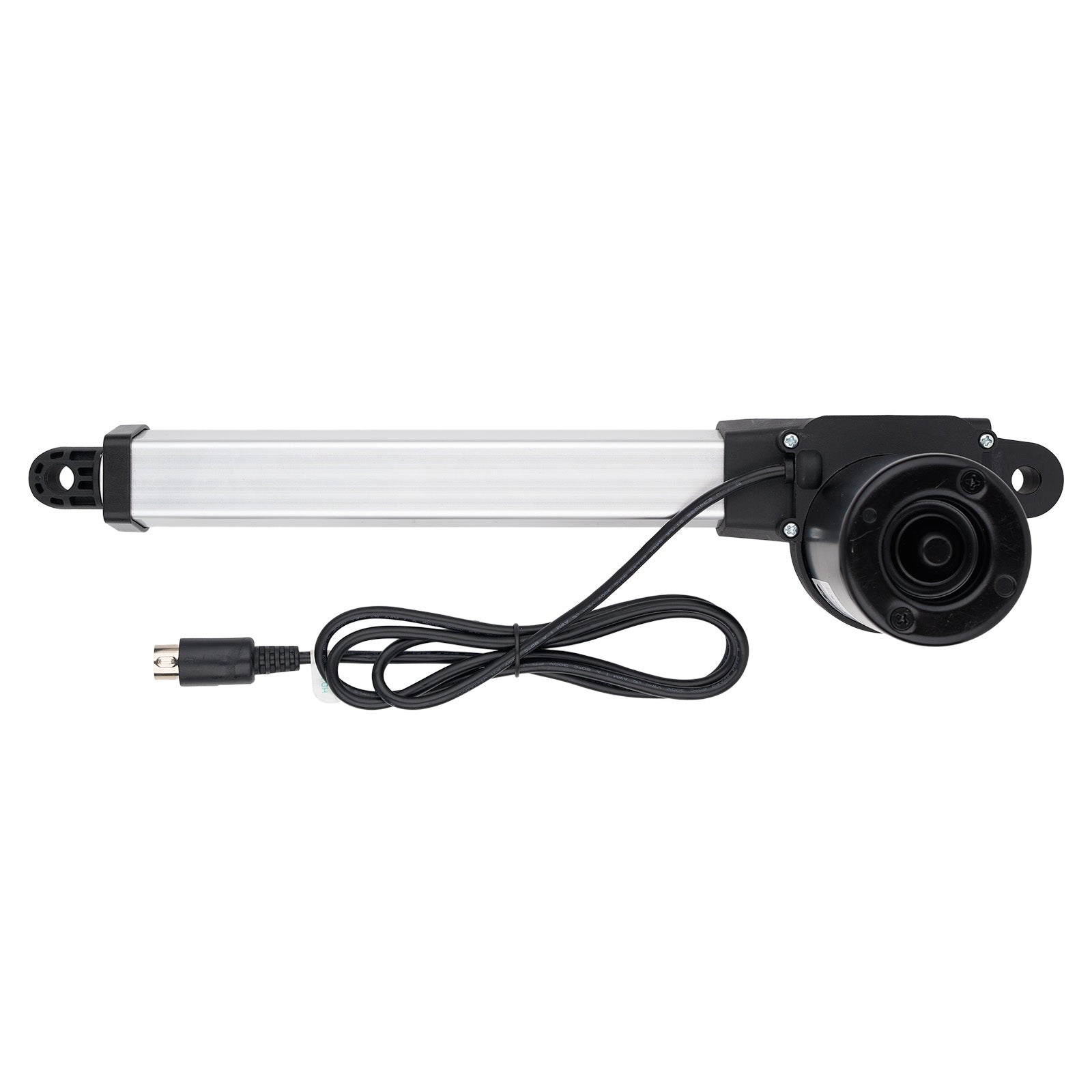 Motorized slider with cable on a white background