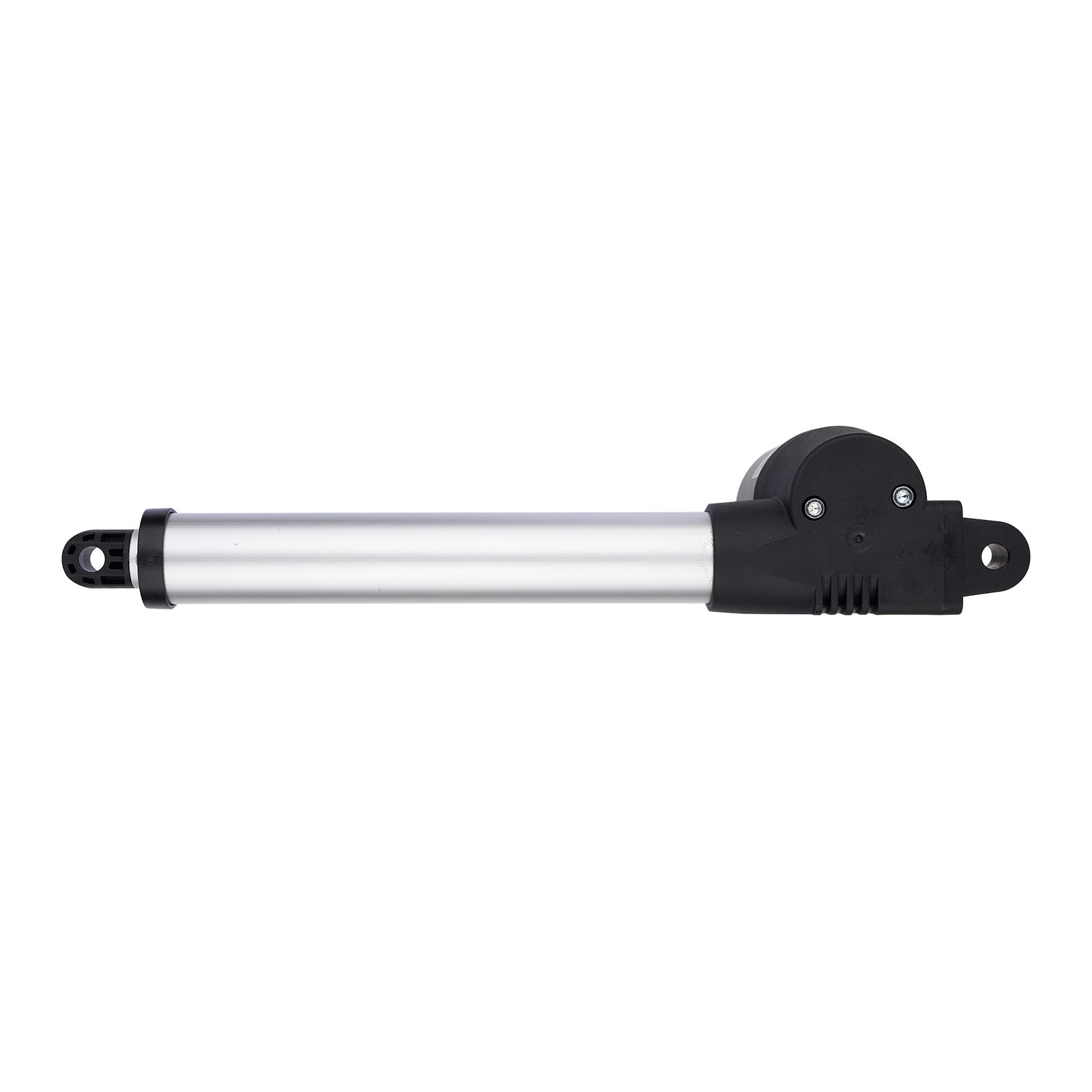 Linear actuator on a white background