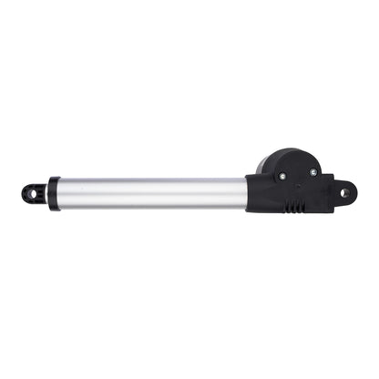 Linear actuator on a white background