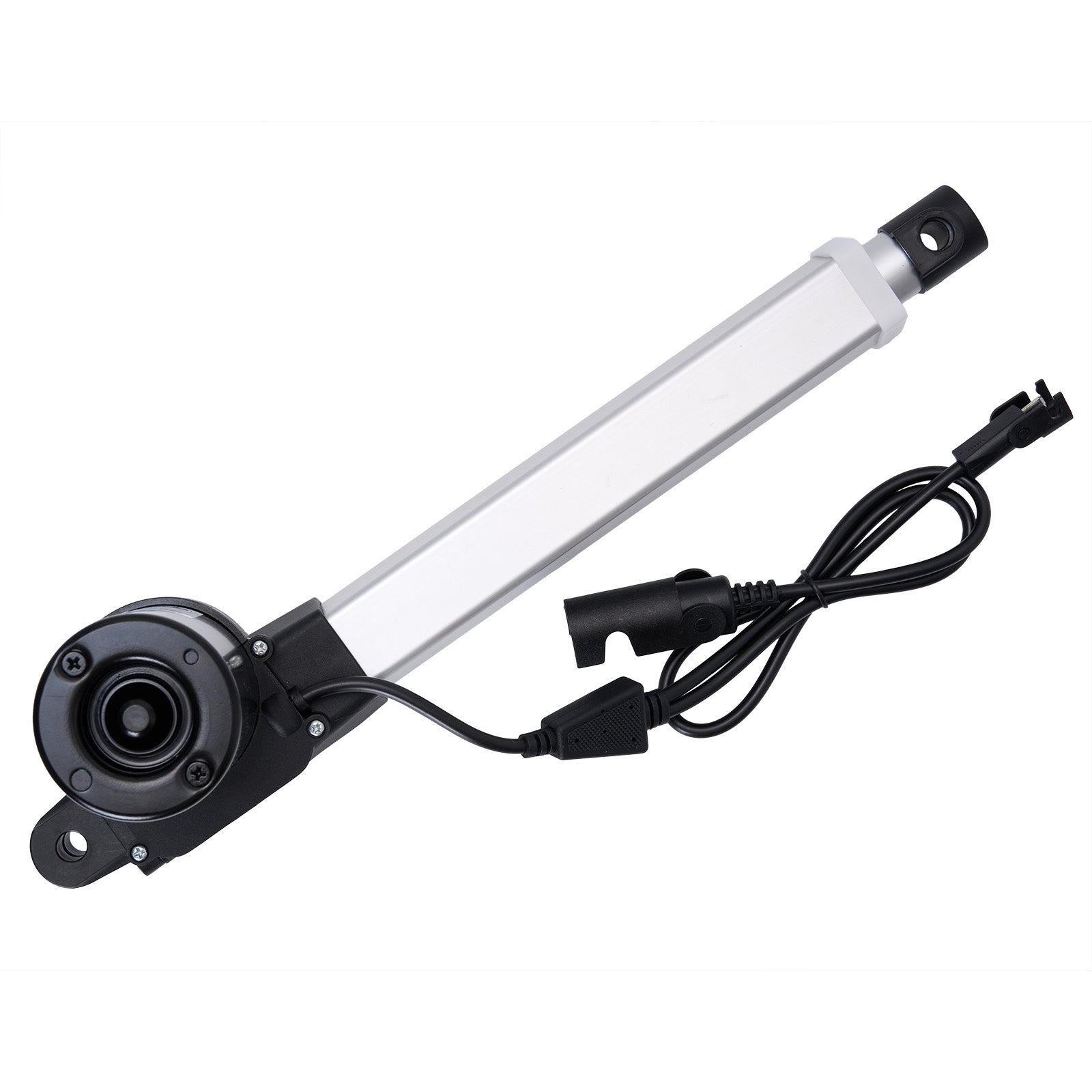 Mechanical component with a cable on a white background
