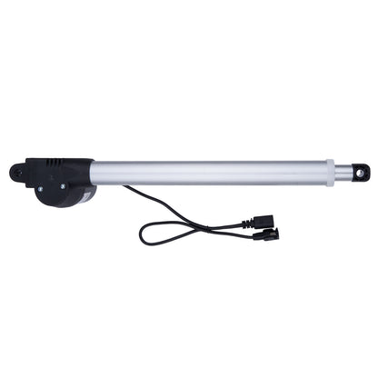 Linear actuator with cable on a white background