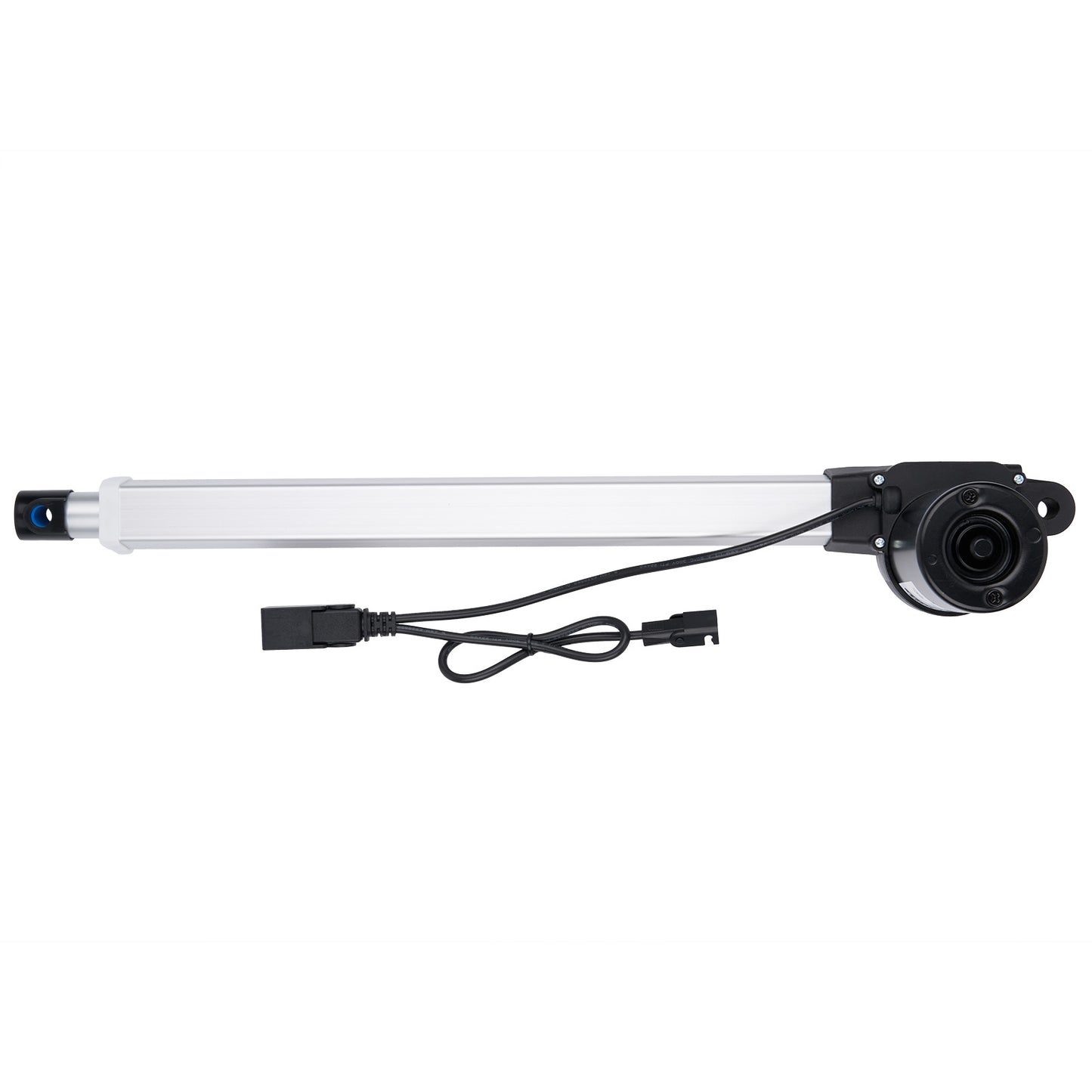 LED light bar with power cable on a white background