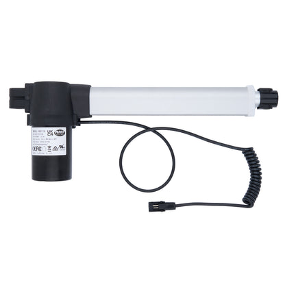 Electric pump with coiled cable on a white background