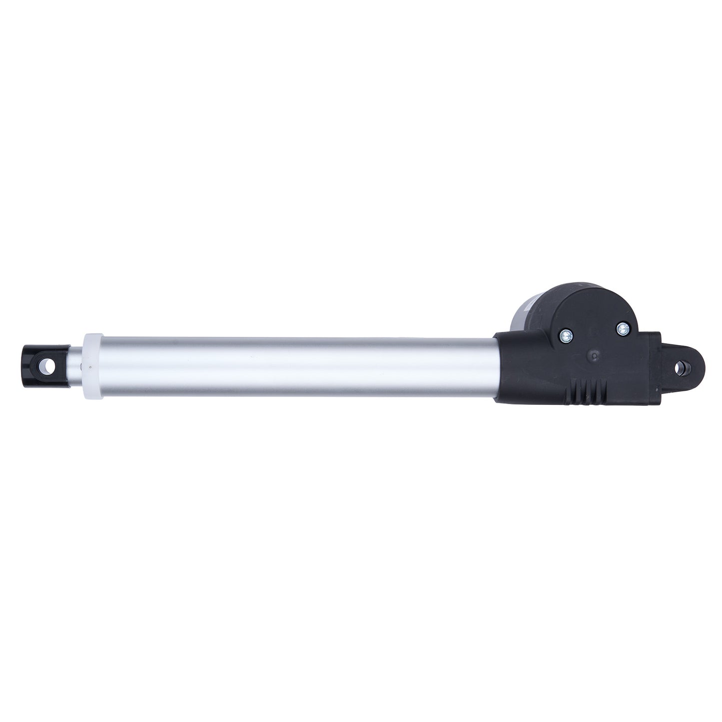 Linear actuator on a white background