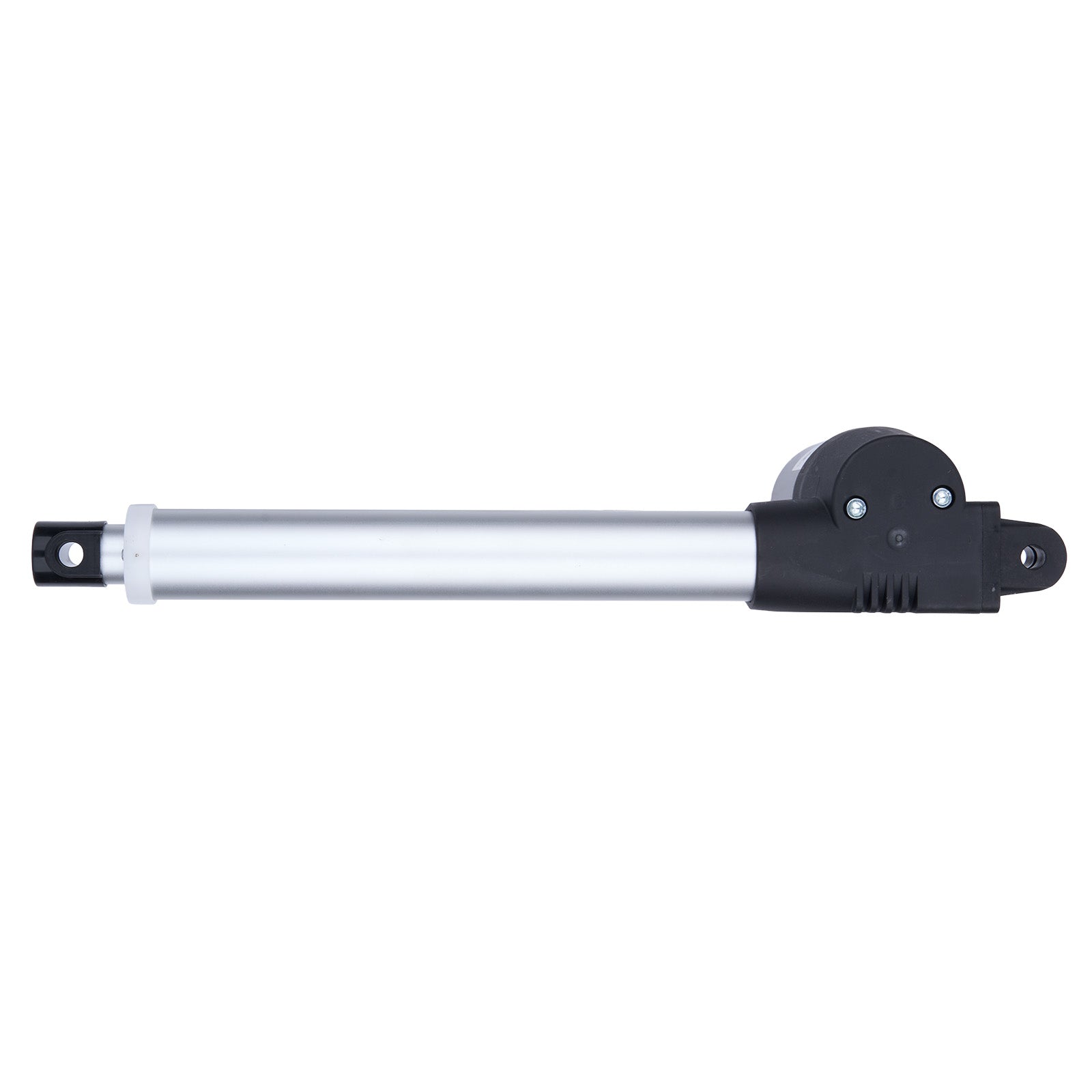Linear actuator on a white background