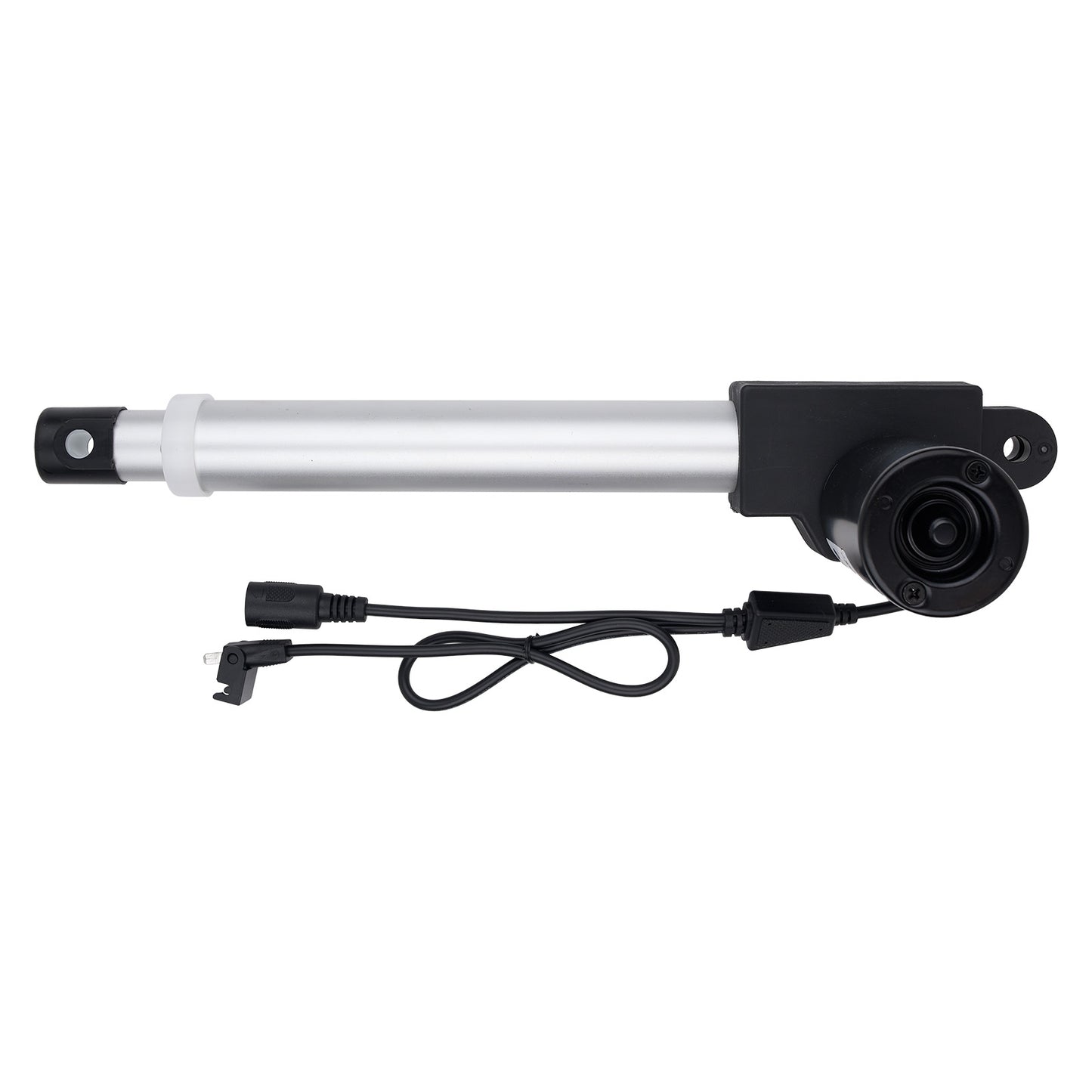 Mechanical actuator with cable on a white background