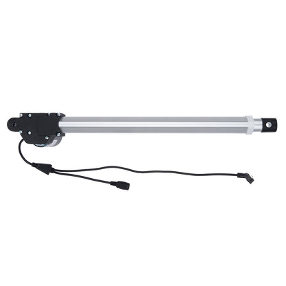 Linear actuator with cables on a white background