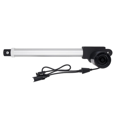 Linear actuator with cable on a white background