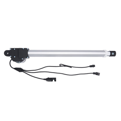 Car window regulator with wiring on a white background