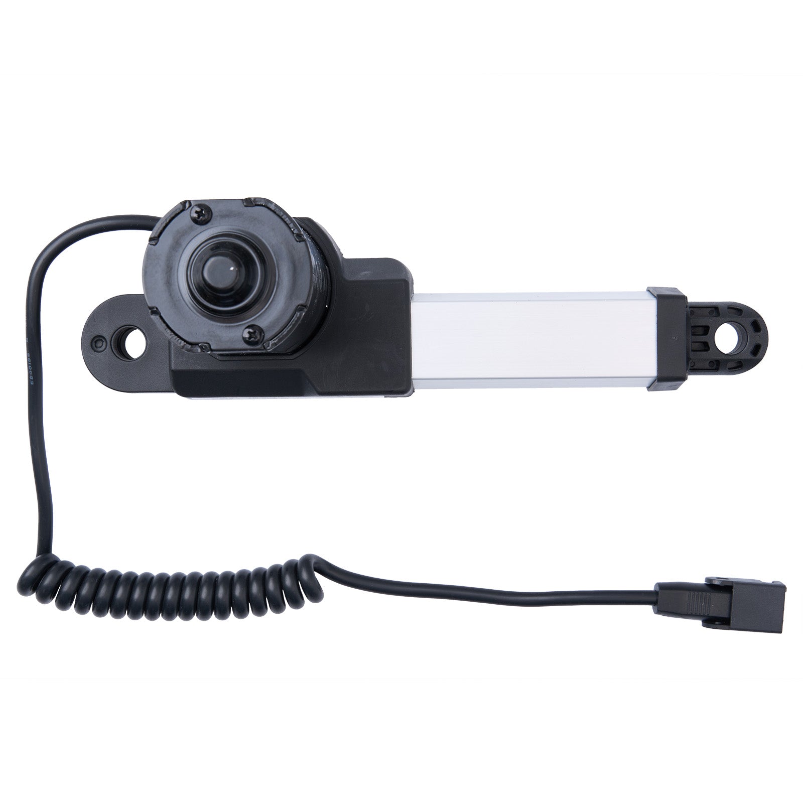 Car window regulator with cable on white background