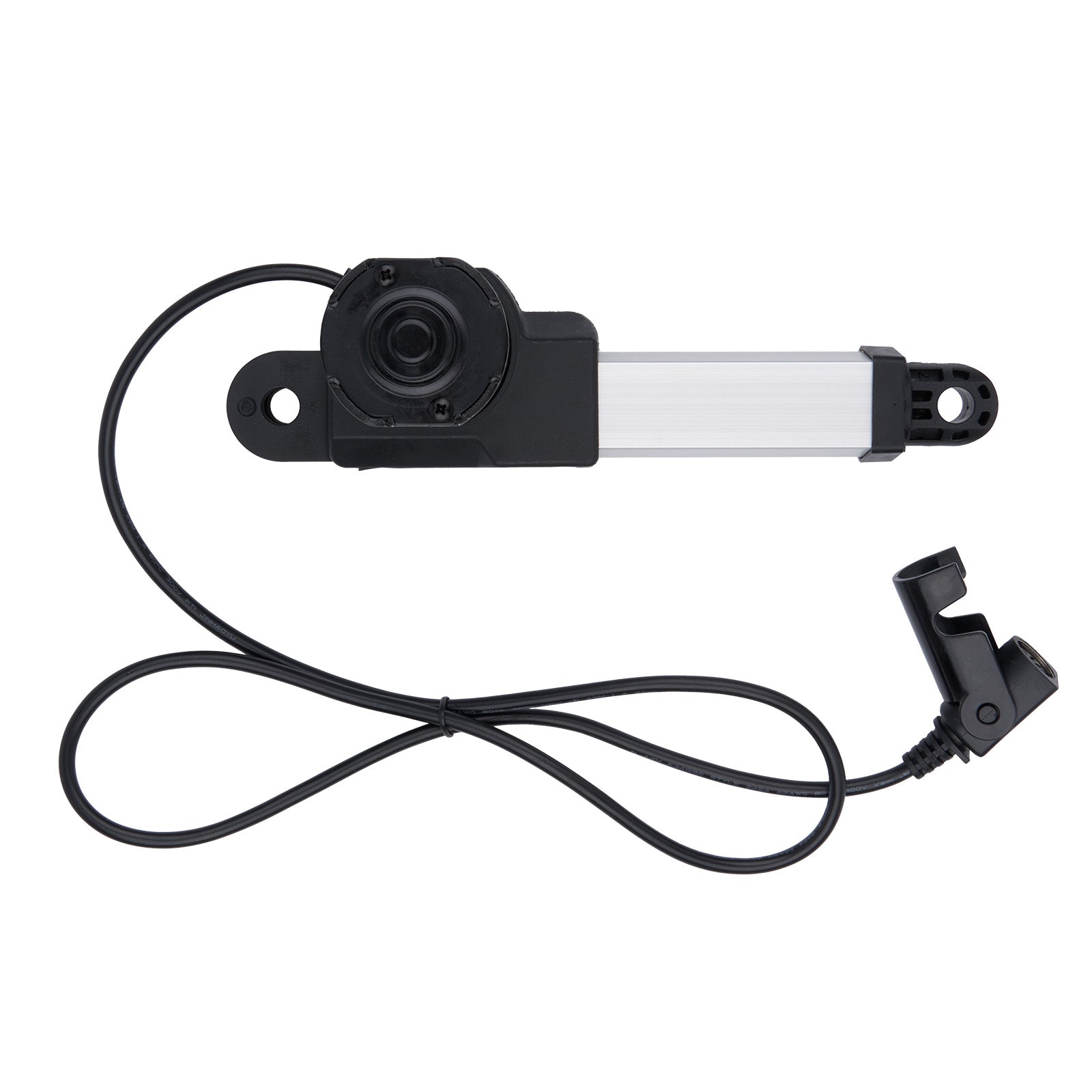 Car window wiper motor with cable on a white background