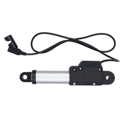 Linear actuator with cable on a white background