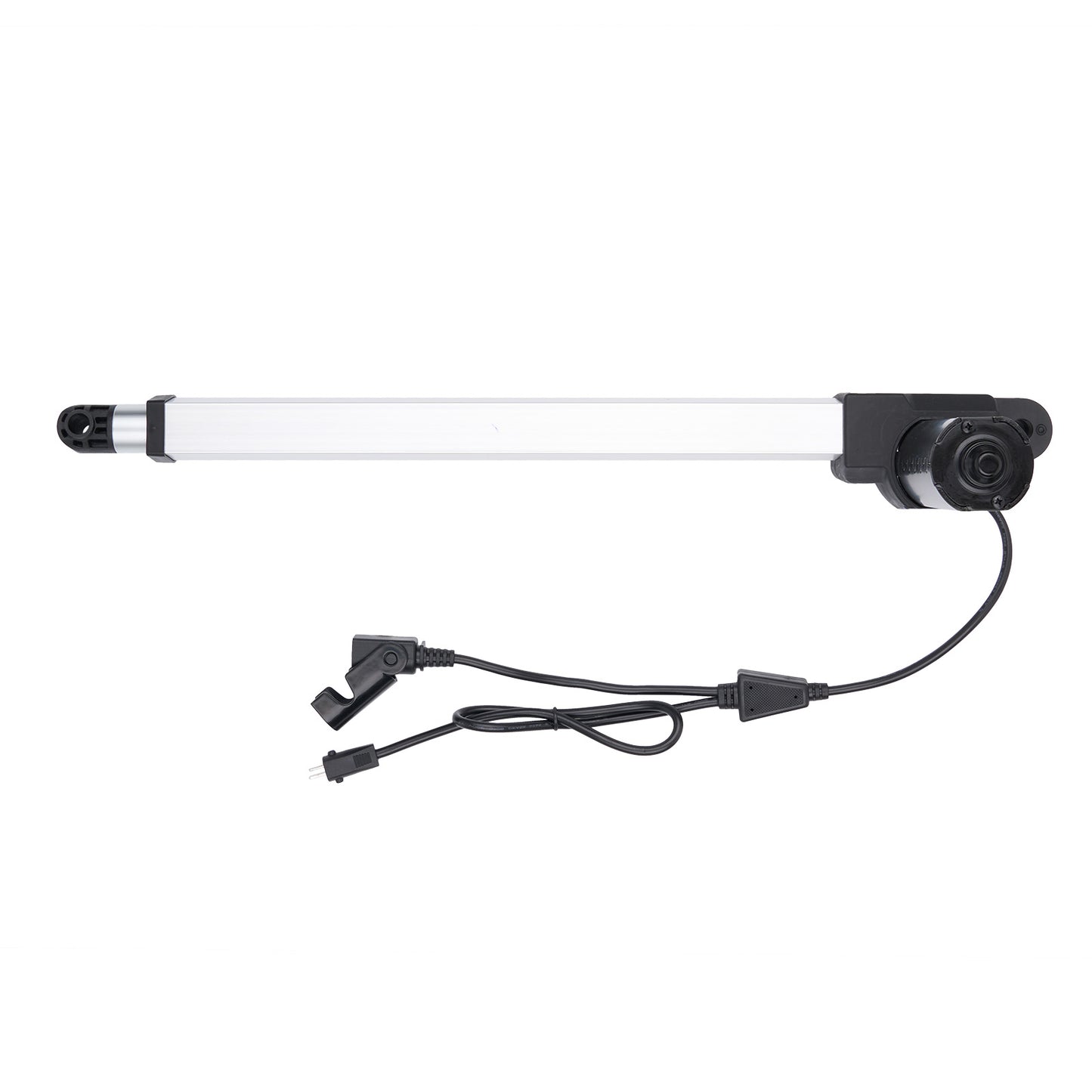 Mechanical arm with a camera on a white background