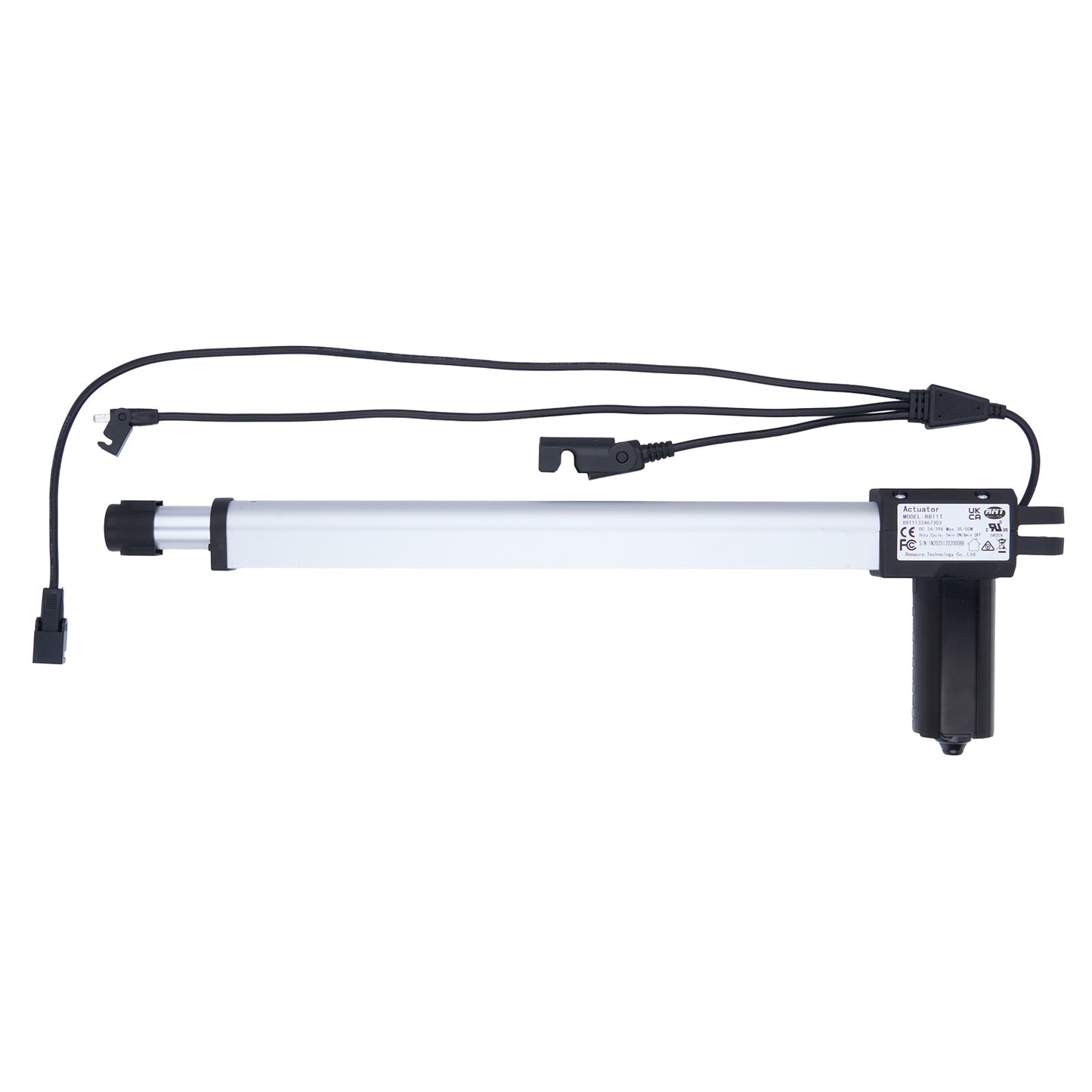 Electrical component with wires on a white background