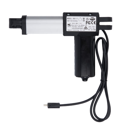 Electronic component with a cable on a white background
