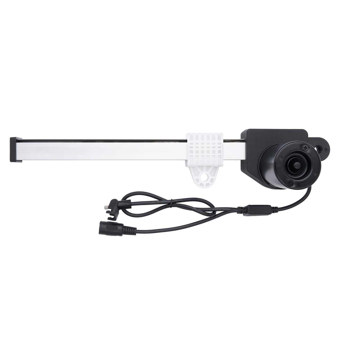 Light bar with a power cable on a white background