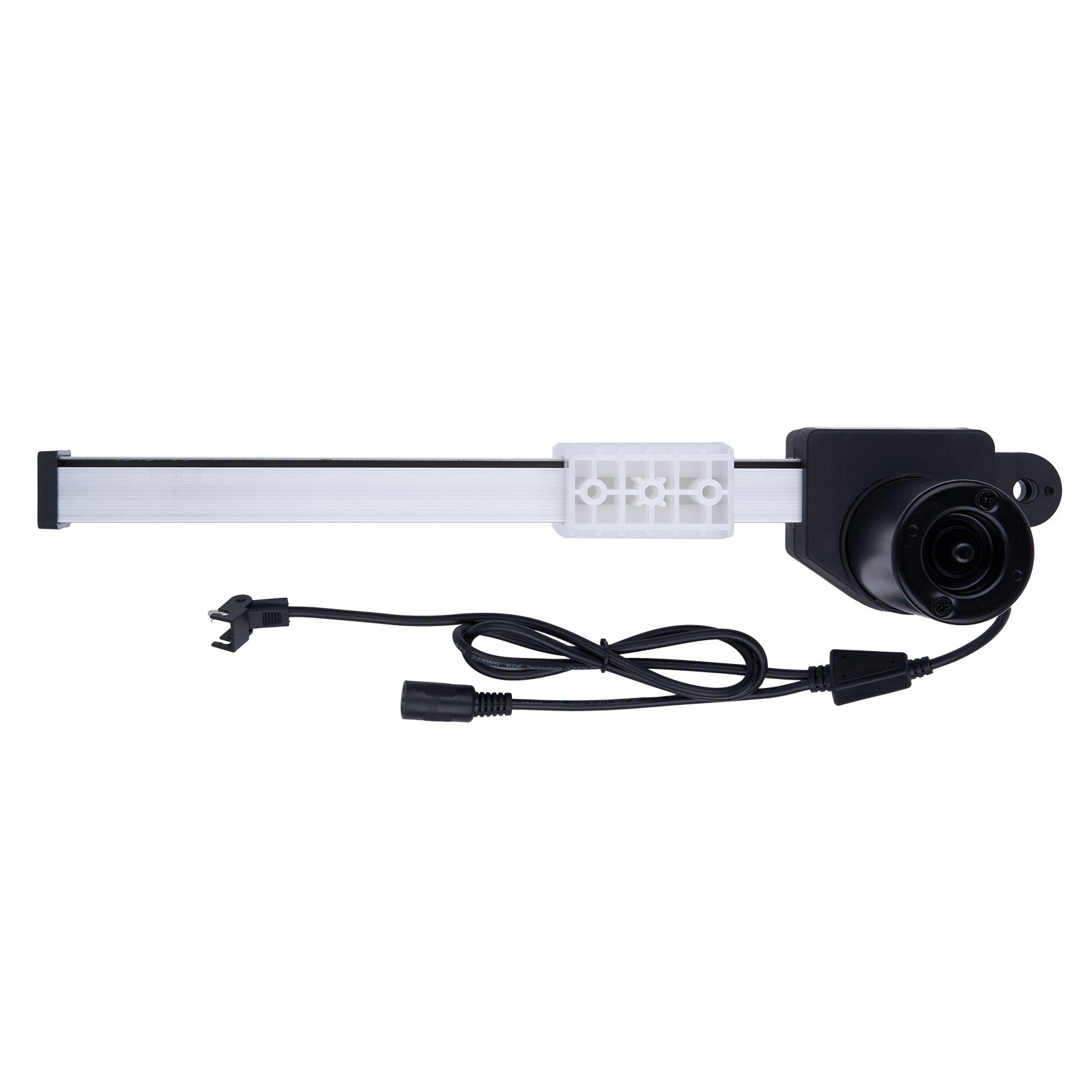 Light bar with a cable on a white background