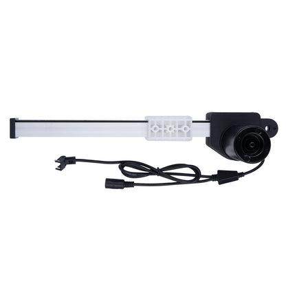 Light bar with a cable on a white background